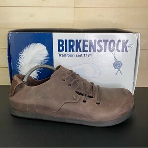 Birkenstock Montana Brown Leather Men's Size 10 Shoes EU43 Clogs